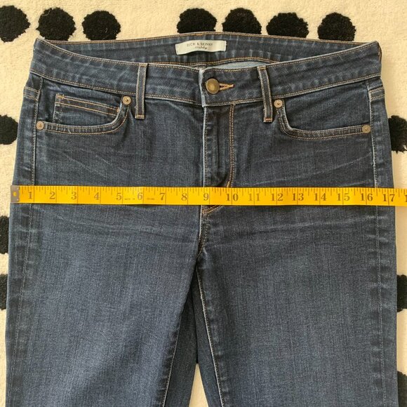 Rich & Skinny Dusty Star Dark Wash Denim Bootcut Long Jeans - Picture 12 of 16